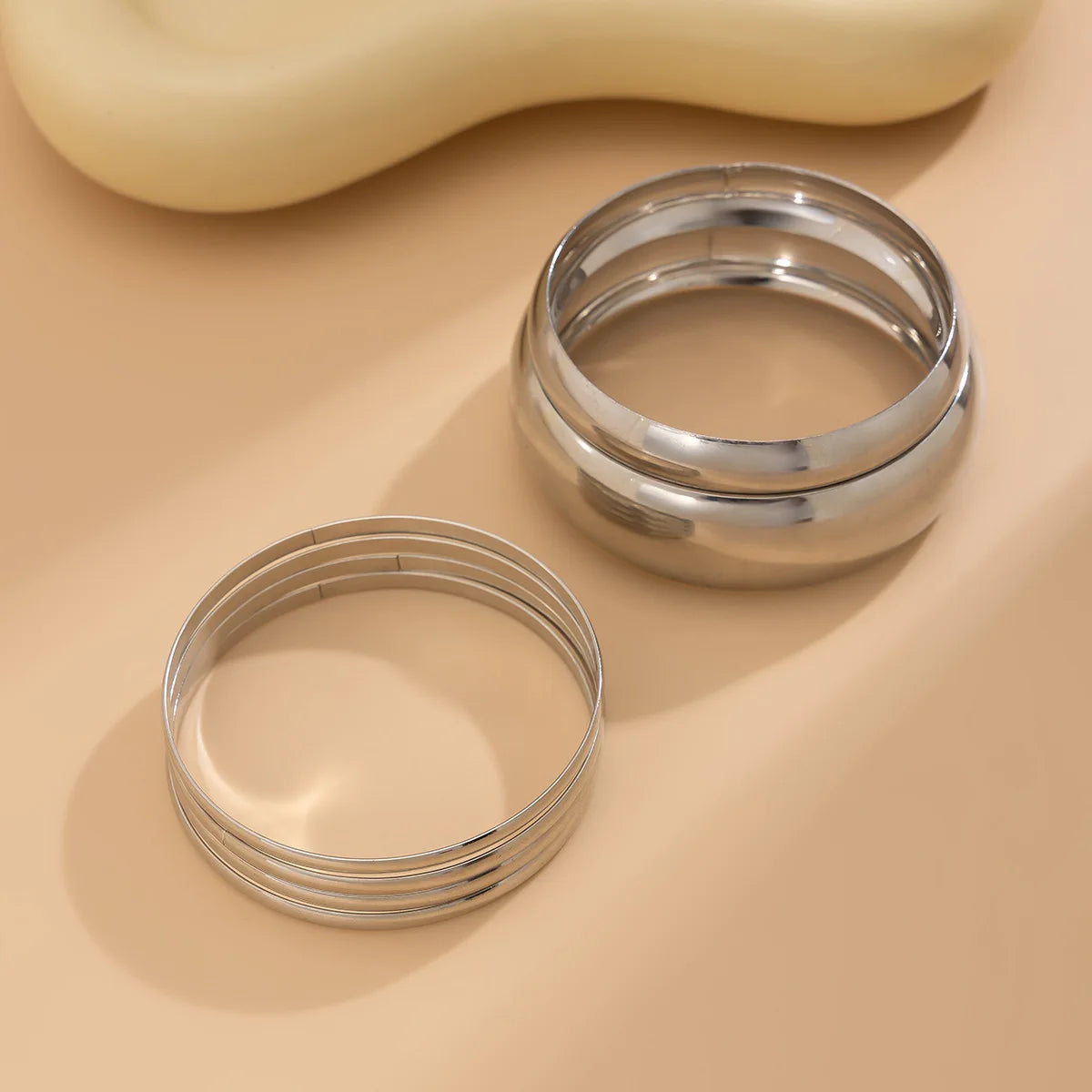 Vintage Geometric Cross Wide Cuff Bracelets for Women